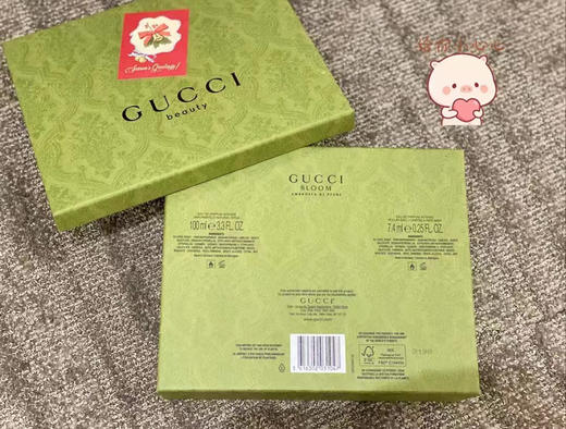 2021最新♥️🇺🇸Gucci经典款花悦馥意复古红瓶礼盒装 100ml➕7.4ml 套装 商品图4