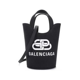 【国内现货】Balenciaga/巴黎世家 2021款 女士XS号织物手提单肩斜挎包水桶包 619979 2HH13