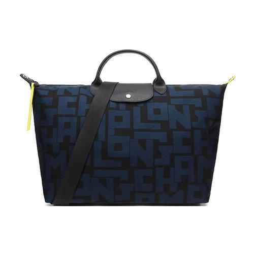 【国内现货】Longchamp/珑骧 女士LE PLIAGE LGP系列字母图案织物大号手提单肩包旅行袋 1624 413 商品图0