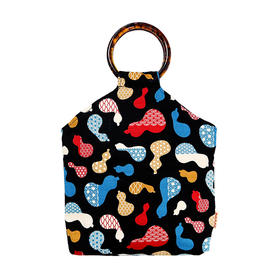 HUJI祤集Amber手提包风の花葫芦葫芦