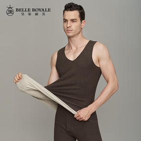 皇家丽美中厚款弹力大柔软吸湿透气男士女士保暖背心BNN8171BNM8172