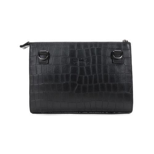 【国内现货】Longchamp/珑骧 2021款 男士CROCO BLOCK系列牛皮单肩斜挎包 20003 945 商品图2