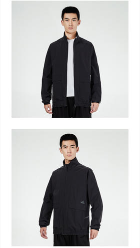 adidas 阿迪达斯男装 运动休闲连帽外套上衣夹克H40215