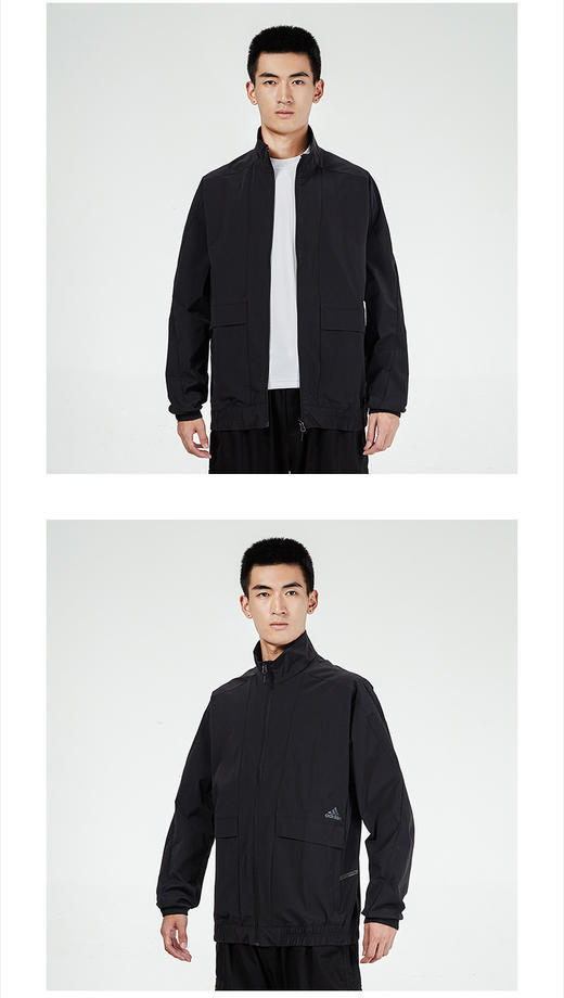 adidas 阿迪达斯男装 运动休闲连帽外套上衣夹克H40215 商品图0