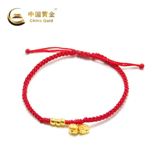 中国黄金好运连连足金手链 商品图1