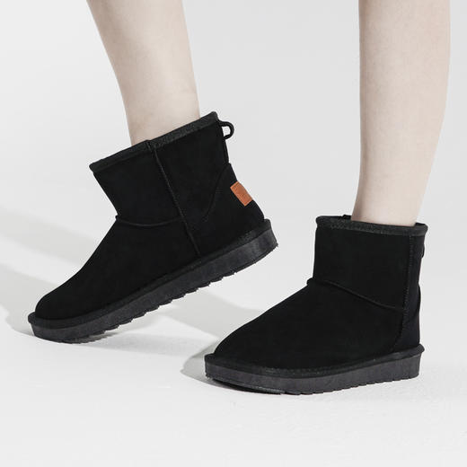 热卖！卡帝乐鳄鱼雪地靴女款  防水防污 加厚绒毛保暖 防滑耐磨裸感舒适透气  经典低筒款  脚胖的建议拍大一码！ 商品图7