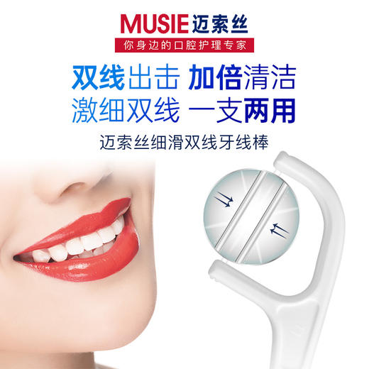 迈索丝双线牙线棒 商品图1