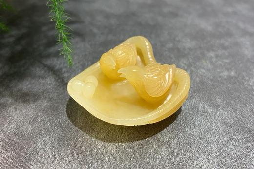 【御珠宫坊】糖白玉安居乐业摆件 商品图2