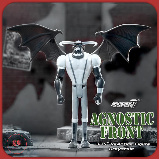 现货 Super7 Agnostic Front 乐队 系列1 挂卡 Eliminator 潮流玩具 摆件 商品图0