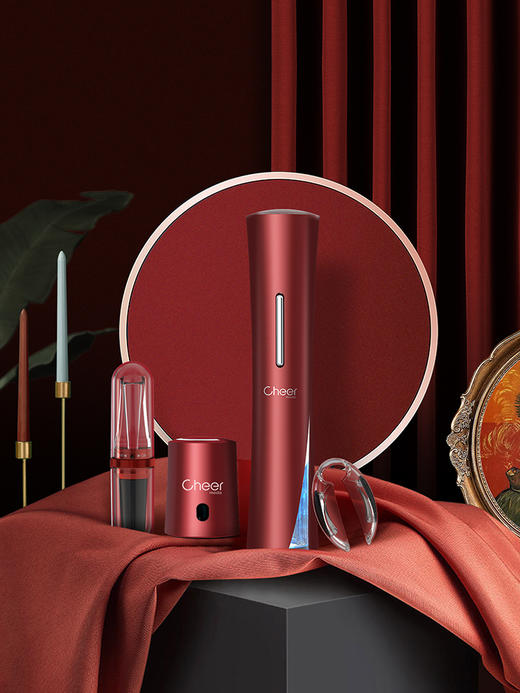 cheer启尔家用葡萄红酒启瓶器全自动开瓶器 商品图3