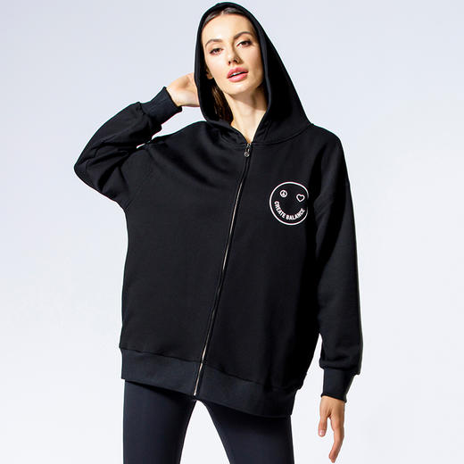 【新品】快乐之光宽松连帽夹克 HAPPY GLOW OVERSIZE ZIP HOODIE 秋冬新款运动休闲外套 商品图4