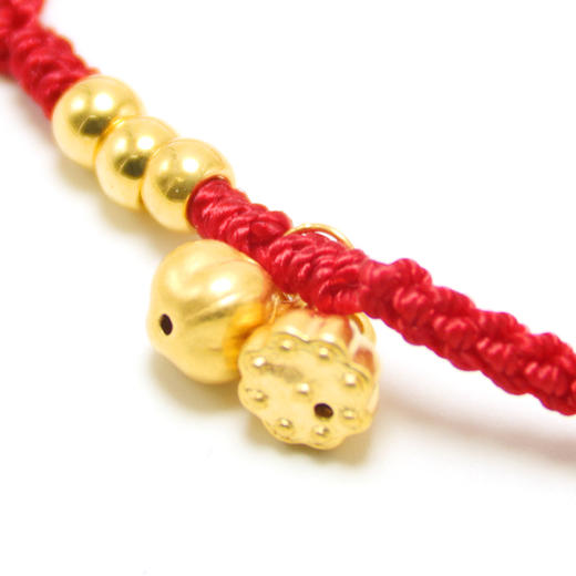 中国黄金好运连连足金手链 商品图2