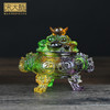 集雅轩宋韶光常年礼物聚宝盆存钱罐招财工艺品琉璃摆件 商品缩略图1