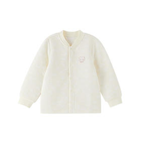 英氏-内衣类（秋）E1恒温对襟浅柔黄100CM