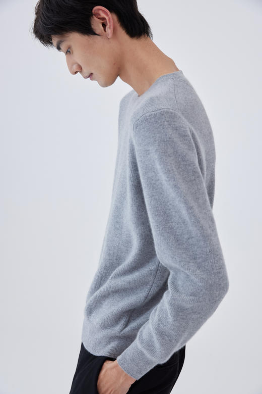 圆领加厚羊绒男套衫 SJF93M205N 商品图3