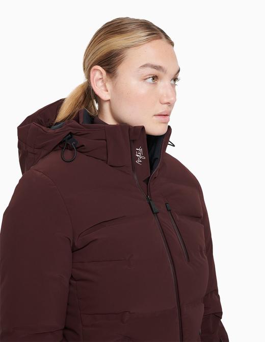 Aztech Mountain - Womens Nuke Suit - Bordeaux - 女装 滑雪夹克 深红色 商品图5