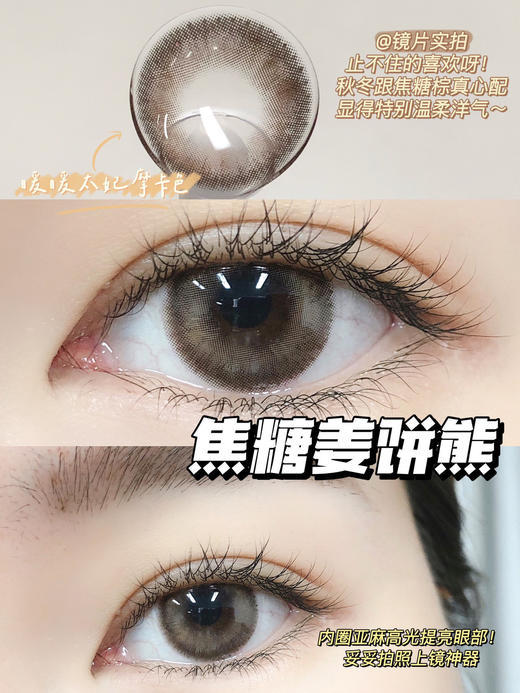 Blush girl 姜饼熊 14.2mm Blushgirl      美瞳 商品图0