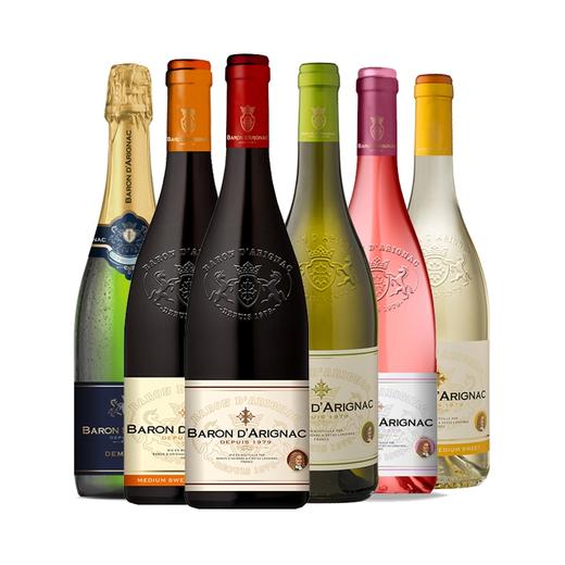 阿里那男爵半甜型起泡酒 法国原瓶进口 750ml 入口柔和 气泡细腻  72小时发货  商品图5