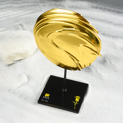 金陵金箔明月光创意金箔摆件联名艺术家王开方原创制作 商品图2