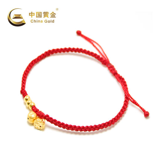 中国黄金好运连连足金手链 商品图0