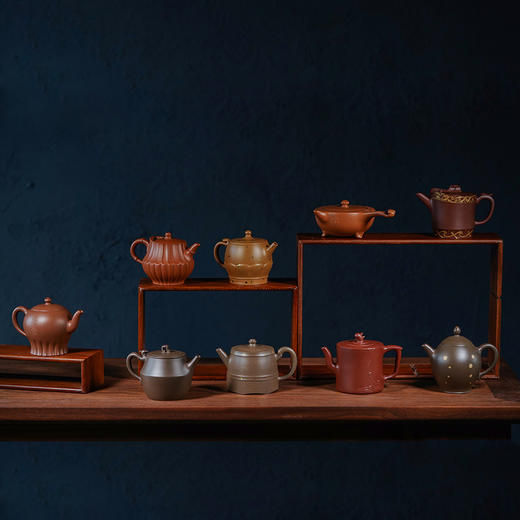 龙德堂陶艺 汤宣武 音声相和系列《禅寺佛音·鼓》原矿黄金段 250 cc 商品图5