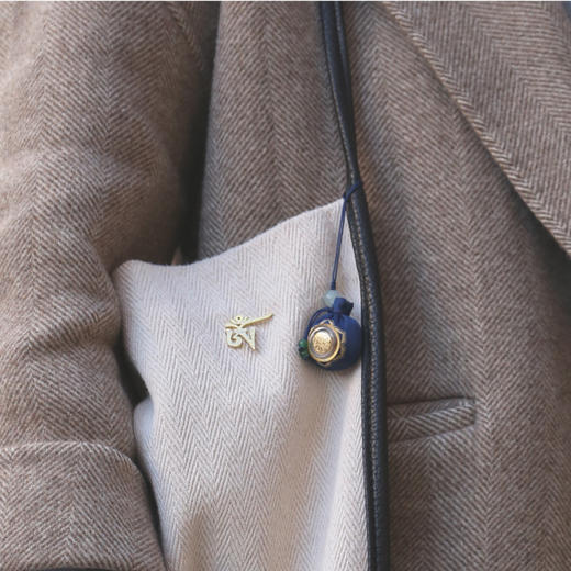 醍醐 平安 六字真言黄金转经轮檀香香囊随身挂饰 车挂 手机挂饰 商品图2