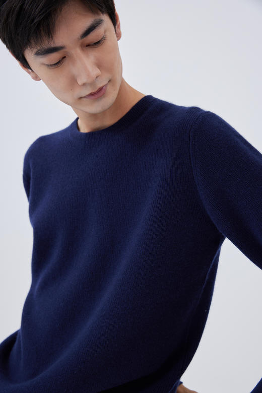 圆领加厚羊绒男套衫 SJF93M205N 商品图1