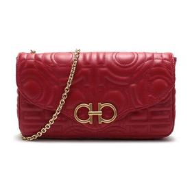 【国内现货】SalvatoreFerragamo/菲拉格慕 女士牛皮迷你单肩斜挎包22D699