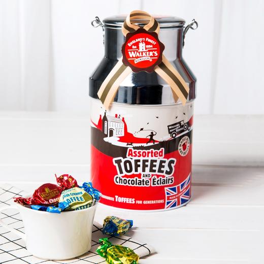 英国沃尔克斯什锦太妃糖礼罐装300g/063938 醇正英伦风味纵享丝滑好味多种口味混合 商品图0