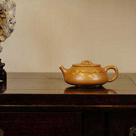 龙德堂陶艺 汤宣武《令瓢·立秋》原矿黄金段 270 cc