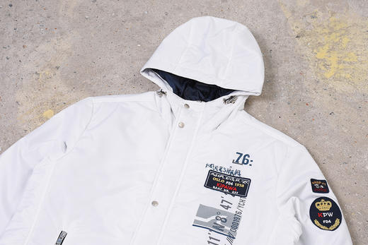 鲨鱼 航海风 连帽夹克棉服外套 原装袋 特惠 PSS106 商品图3