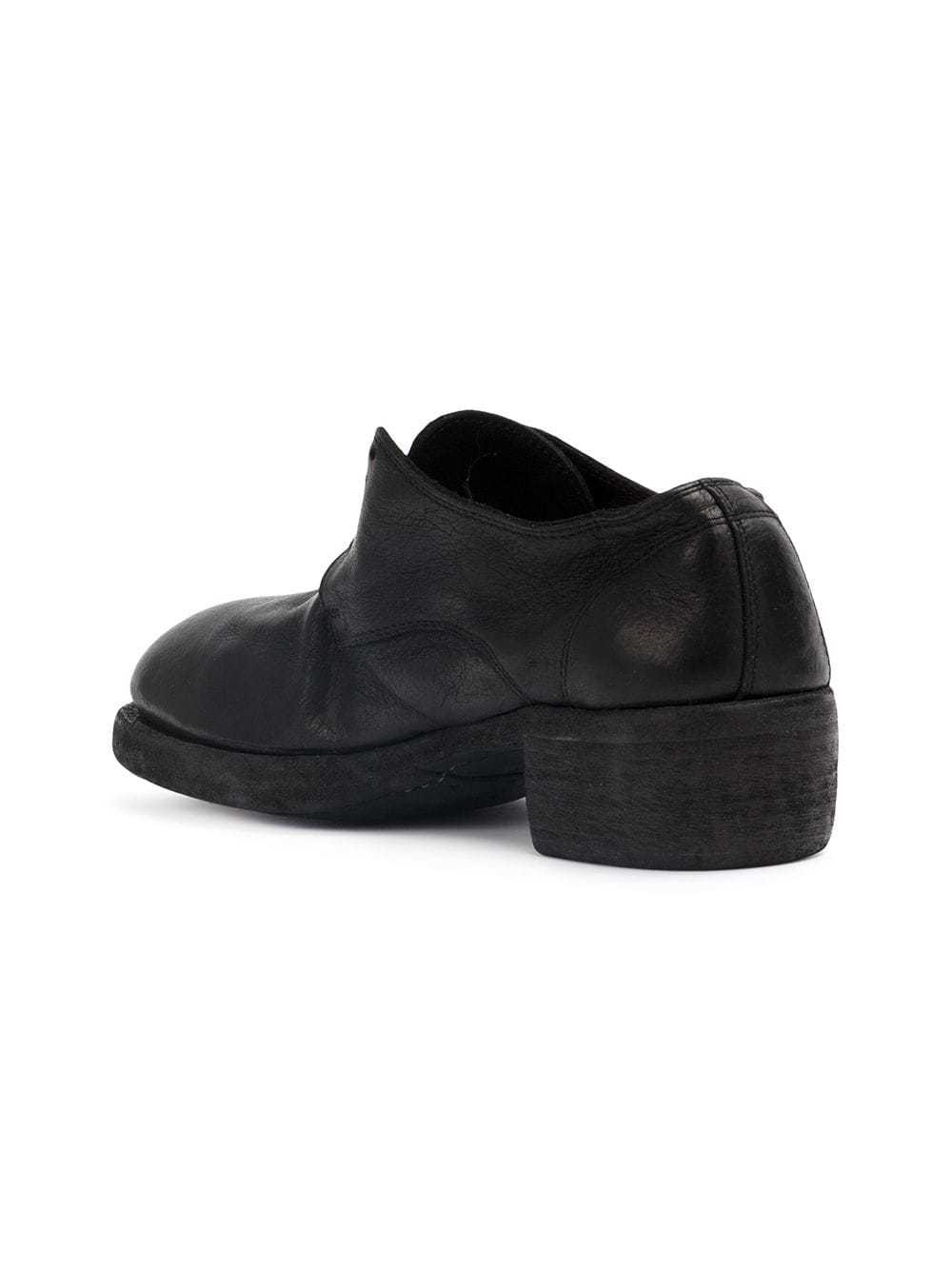 Guidi Black 792Z Classic Derby Shoes