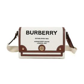 【现货秒发】BURBERRY/博柏利 女款织物/配皮单肩斜挎包 8030249