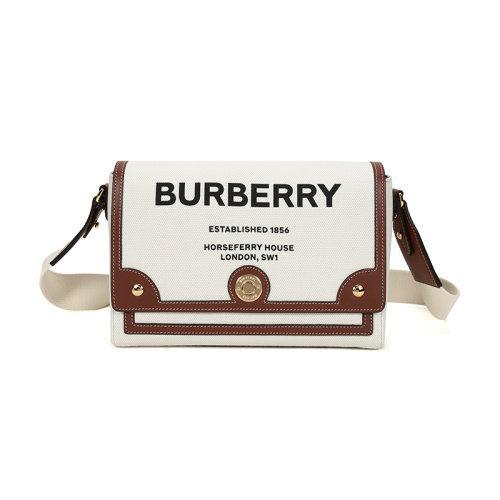 【现货秒发】BURBERRY/博柏利 女款织物/配皮单肩斜挎包 8030249 商品图0