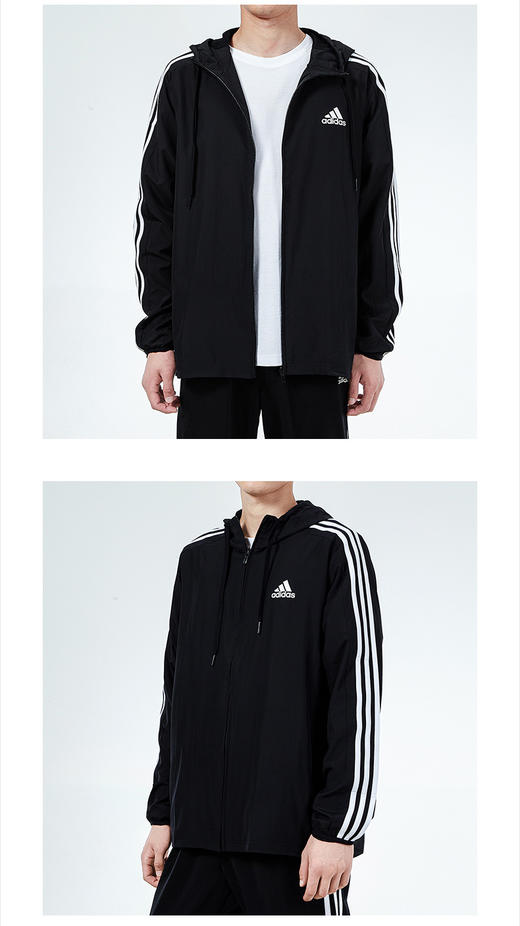 阿迪达斯 ADIDAS 男子 运动型格 M 3S WB 运动 夹克/风衣 GV5256 商品图0
