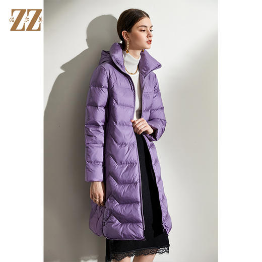 佐尔美2021冬季新款上新 经典羽绒服外套女E04YY23 商品图1