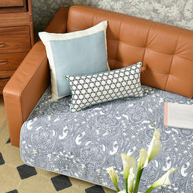 尼罗河的藤蔓双色棉质帆布沙发巾