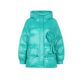 Lagogo拉谷谷2021冬季新款羽绒服女加厚白鸭绒外套KCYY23XC79