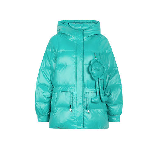 Lagogo拉谷谷2021冬季新款羽绒服女加厚白鸭绒外套KCYY23XC79 商品图0