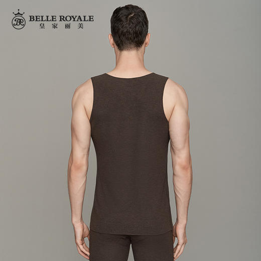 皇家丽美中厚款弹力大柔软吸湿透气男士女士保暖背心BNN8171BNM8172 商品图2