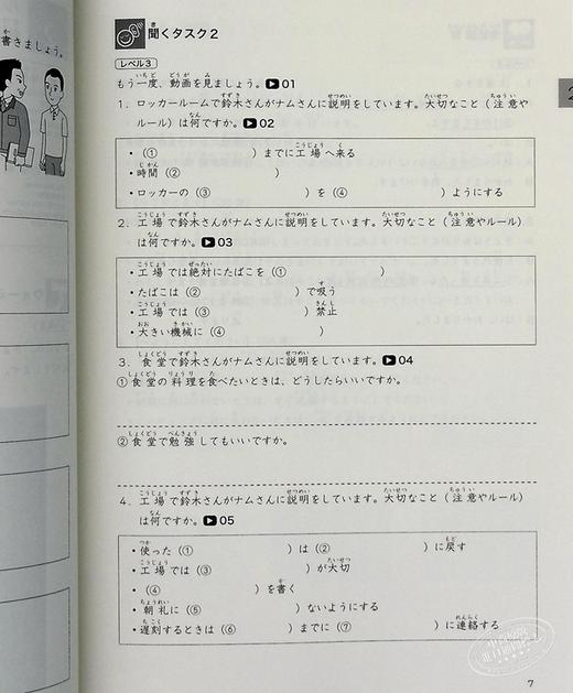 【中商原版】现场日语 在日工作外国人的日语交流 应用篇 日文原版 ゲンバの日本語 応用編 働く外国人のための日本語コミュニケーション 商品图6