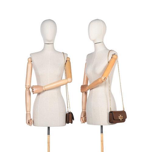 Tory Burch/汤丽柏琦 2021春夏 TB女包 ELEANOR系列牛皮手机包链条包单肩斜挎包 77082 商品图14