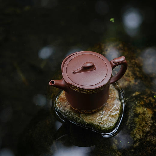 龙德堂陶艺 汤宣武 音声相和系列《将军令·扬琴》 原矿紫泥 250 cc 商品图3