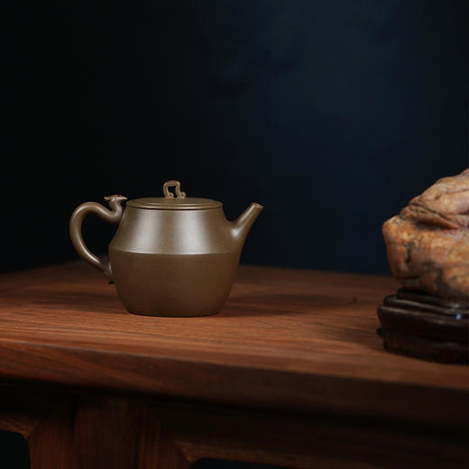 龙德堂陶艺 汤宣武 音声相和系列《清影·箜篌》原矿青段 280 cc 商品图1