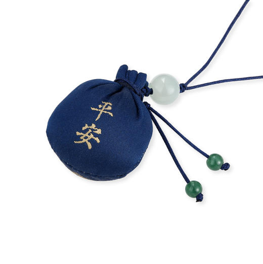 醍醐 平安 六字真言黄金转经轮檀香香囊随身挂饰 车挂 手机挂饰 商品图4