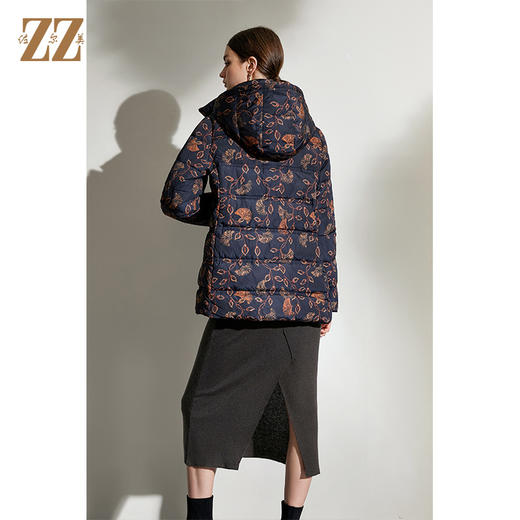 佐尔美2021冬季新品上市 经典羽绒服外套女E04YY34 商品图4