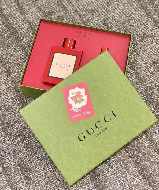 2021最新♥️🇺🇸Gucci经典款花悦馥意复古红瓶礼盒装 100ml➕7.4ml 套装 商品图1