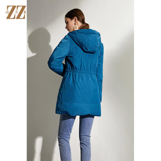 佐尔美2021冬季新款上新 双面穿时尚经典羽绒服外套女E04YY05 商品图4