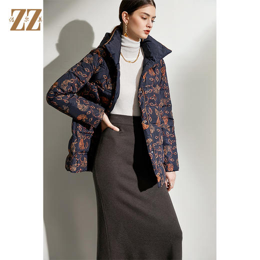 佐尔美2021冬季新品上市 经典羽绒服外套女E04YY34 商品图1