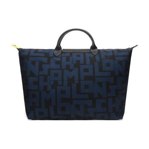 【国内现货】Longchamp/珑骧 女士LE PLIAGE LGP系列字母图案织物大号手提单肩包旅行袋 1624 413 商品图3